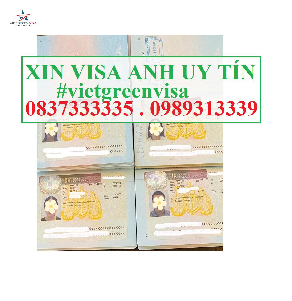 Chi phí xin visa Anh thăm thân bao nhiêu?