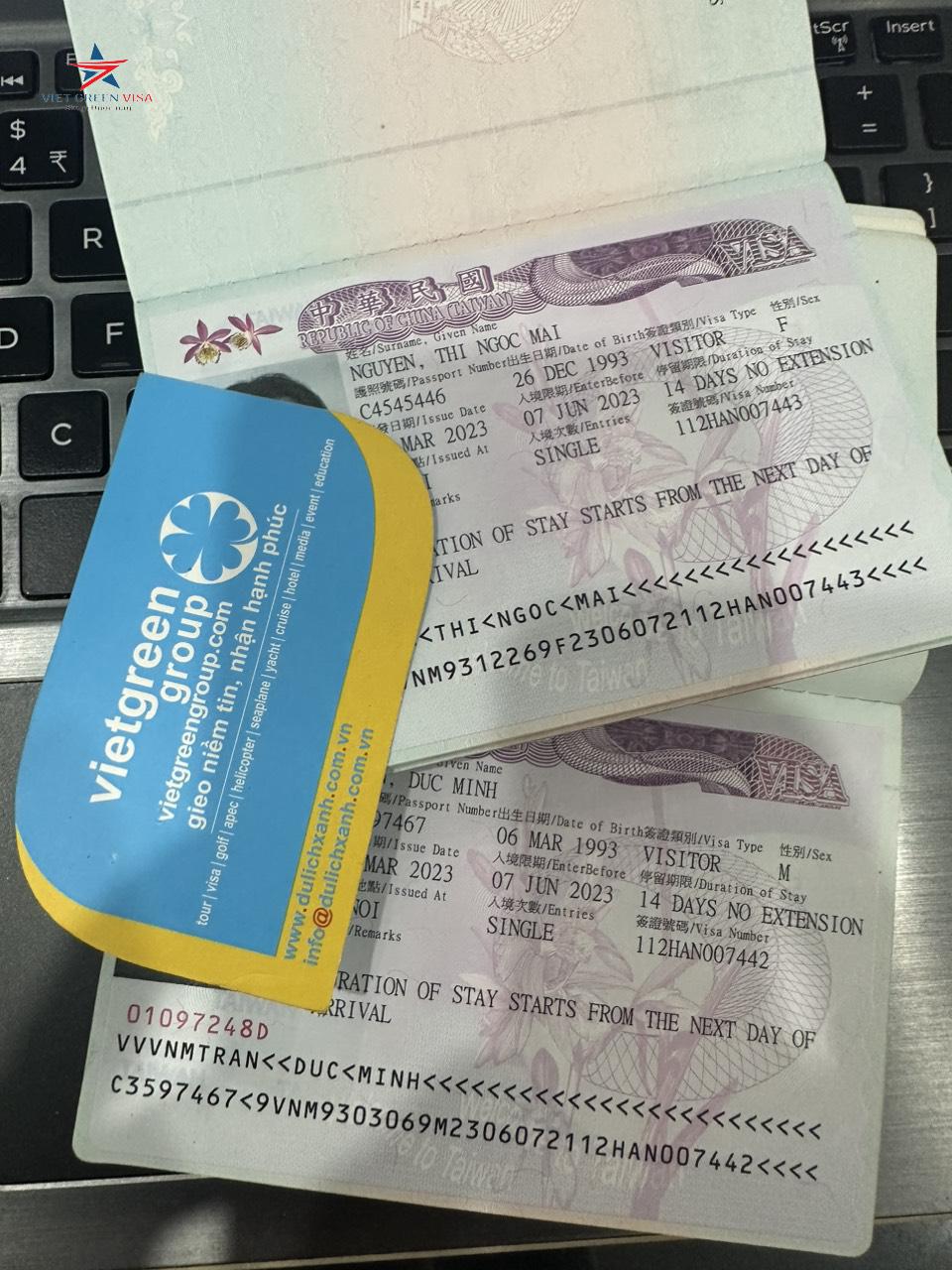Hướng dẫn thủ tục xin visa thăm thân Đài Loan