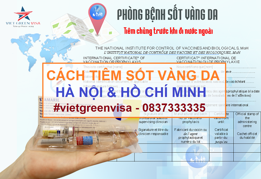 Danh sách các quốc gia cần tiêm vắc xin sốt vàng 