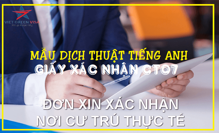 Mẫu dịch giấy xác nhận thông tin về cư trú CT07 mới nhất