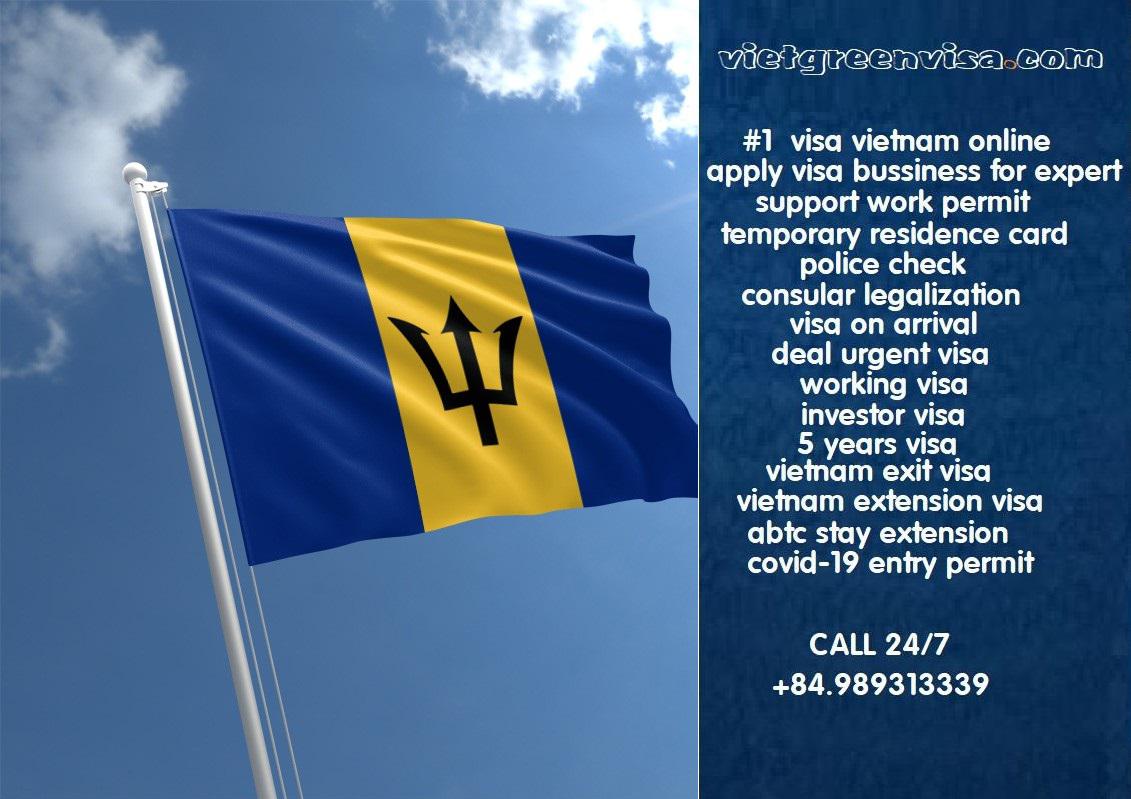 Vietnam Visa for Barbados citizens