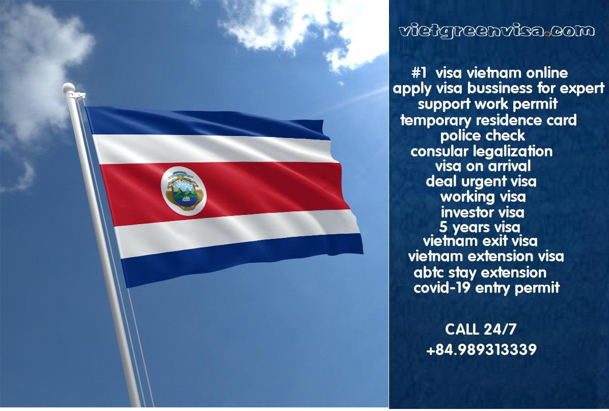 Vietnam Visa for Costa Rican citizens