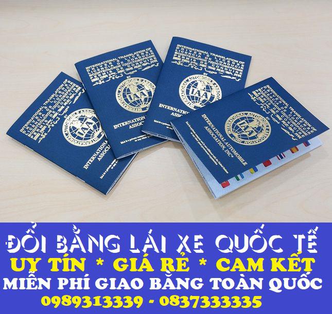 Đổi bằng lái xe quốc IAA uy tín tại Hà Nội, Hồ Chí Minh