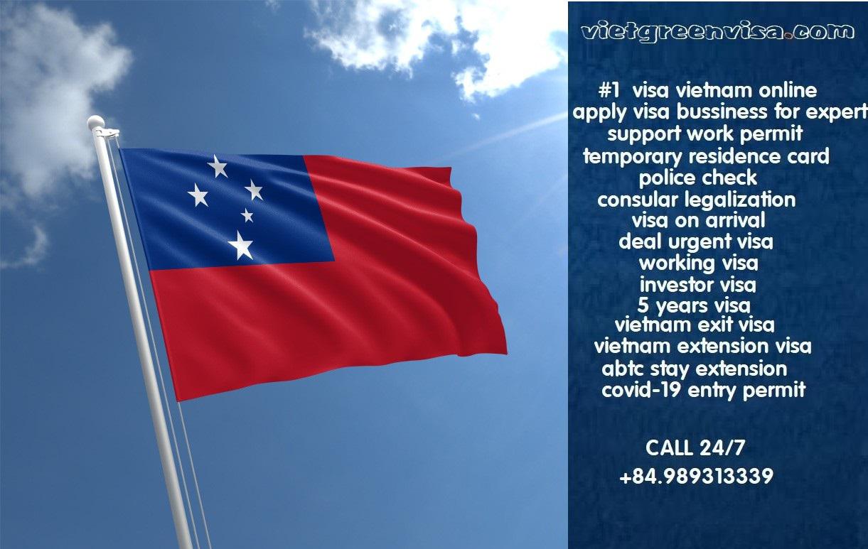 Vietnam Visa for Samoa Citizens