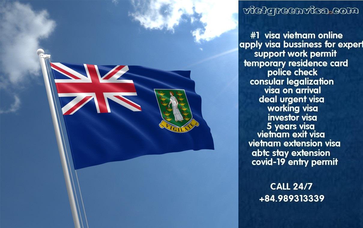 Vietnam Visa for Virgin Islands, British Citizens