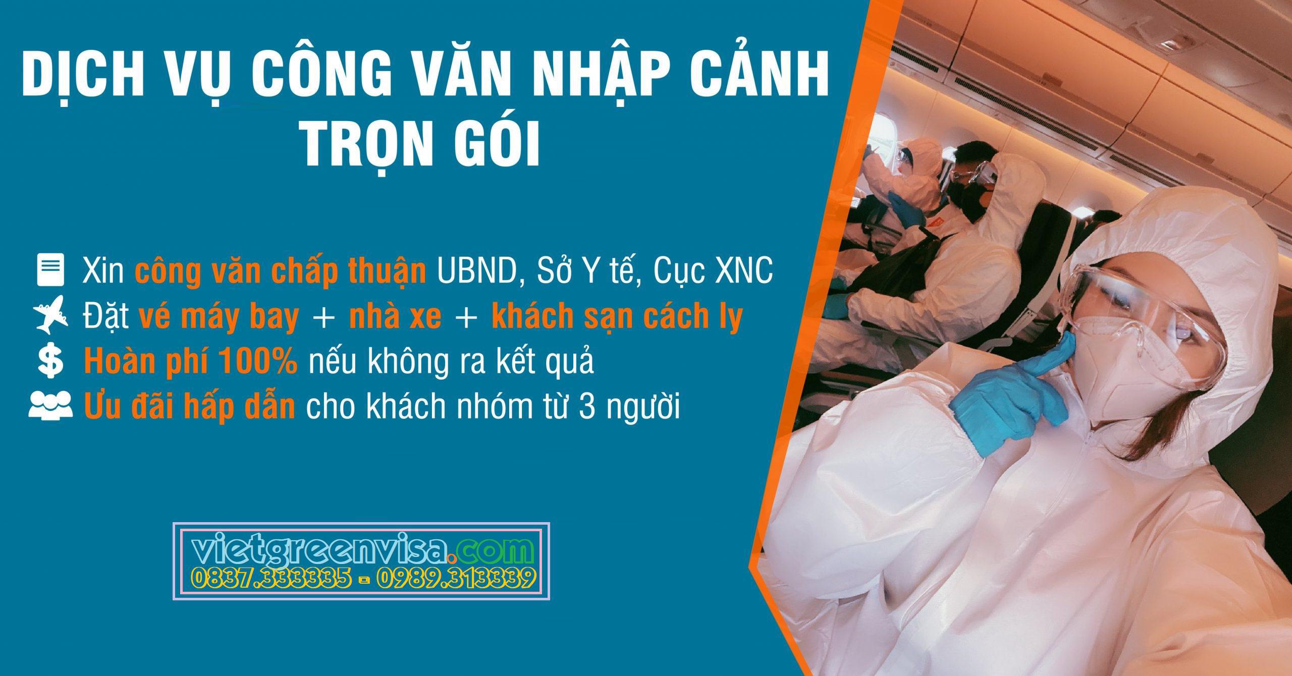 Công văn nhập cảnh, Khách sạn cách ly cho chuyên gia