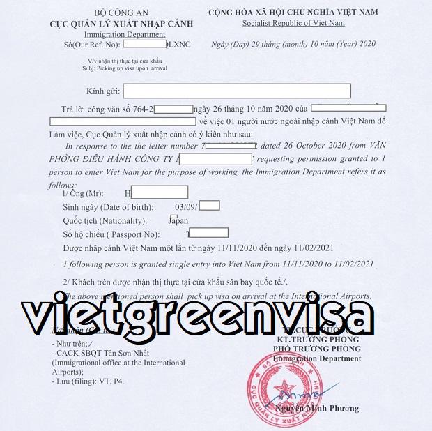 Vietnam Visa for Expert - 1 months