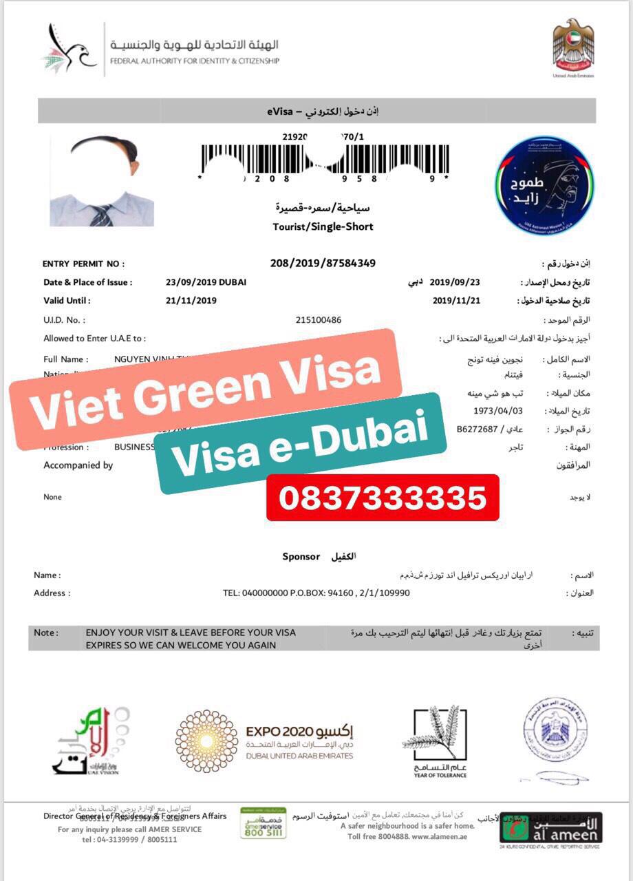 Làm visa Dubai du lịch lưu trú 90 ngày giá rẻ