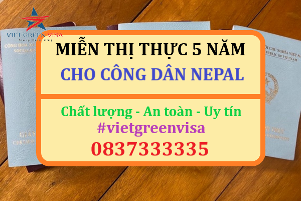 DỊCH VỤ TƯ VẤN MIỄN THỊ THỰC CHO CÔNG DÂN  NEPAL TRỌN GÓI