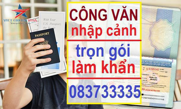 Dịch vụ xin công văn nhập cảnh Việt Nam cho người Canada