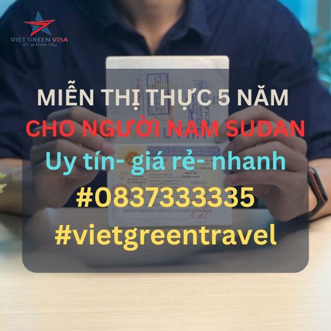 DỊCH VỤ TƯ VẤN MIỄN THỊ THỰC CHO CÔNG DÂN NAM SUDAN