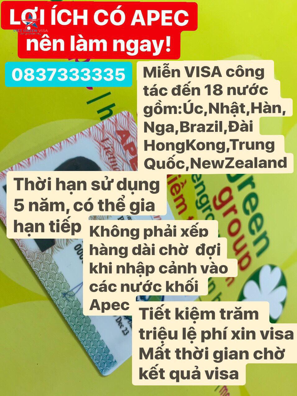 Dịch vụ làm thẻ Apec tại Đắk Nông chất lượng, uy tín