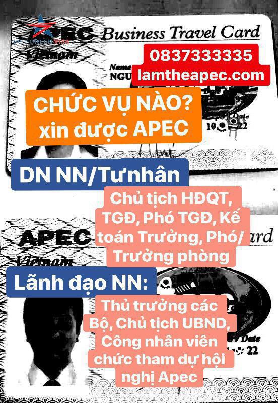 Dịch vụ làm thẻ Apec tại Kiên Giang tốt nhất