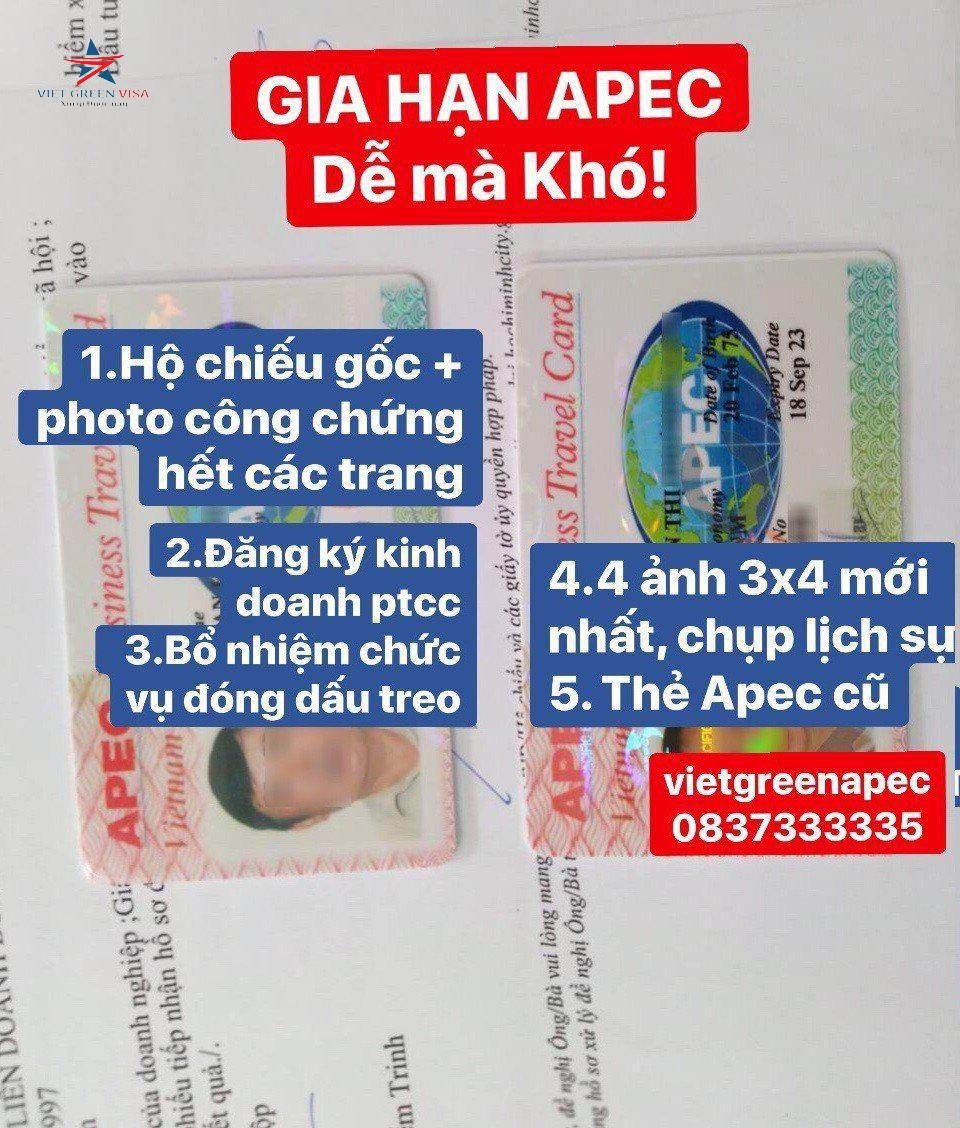 Dịch vụ gian hạn thẻ Apec tại Lai Châu uy tín