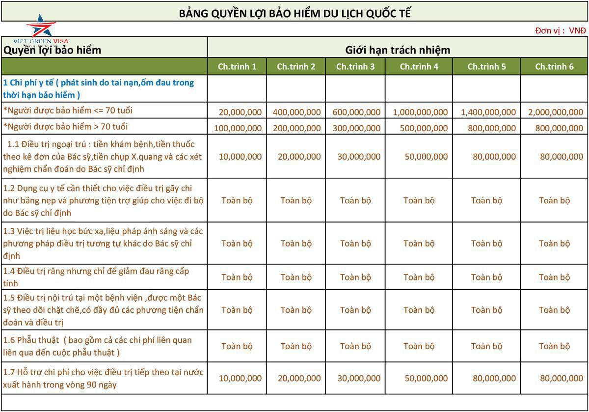 bảo hiểm du lịch, bảo hiểm du lịch Angola, bảo hiểm, Viet Green Visa