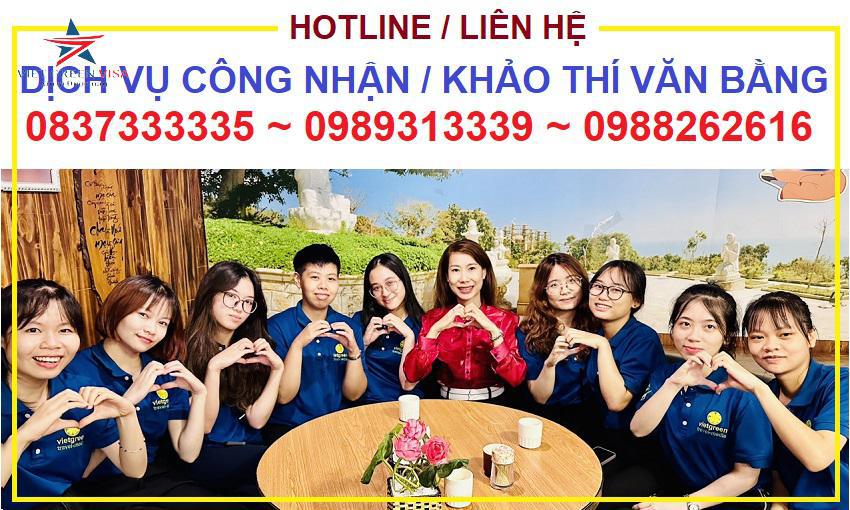 công nhận văn bằng nước ngoài, Viet Green Visa, Dịch vụ làm công nhận văn bằng nước ngoài tại Hà Nội