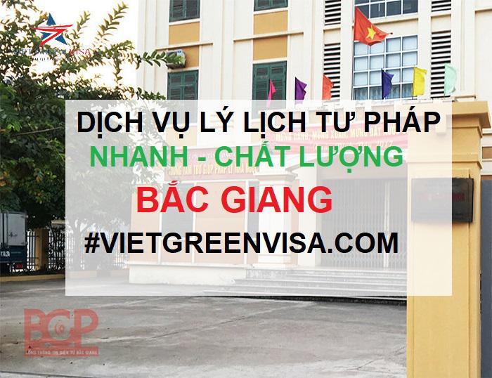 Dịch vụ làm lý lịch tư pháp tại Bắc Giang trọn gói