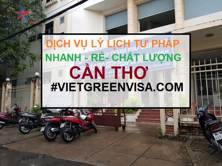 Dịch vụ làm lý lịch tư pháp tại Cần Thơ trọn gói