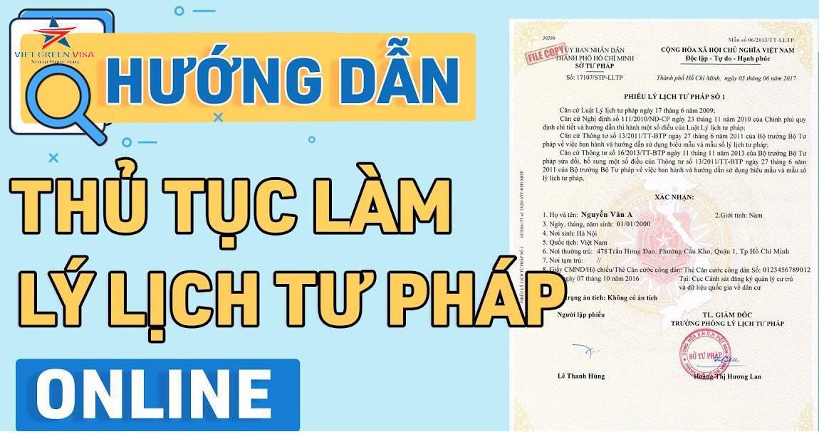 Dịch vụ làm lý lịch tư pháp tại Thừa Thiên Huế trọn gói