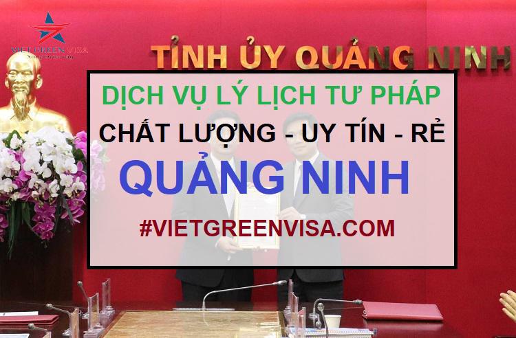 Dịch vụ làm lý lịch tư pháp tại Quảng Ninh trọn gói