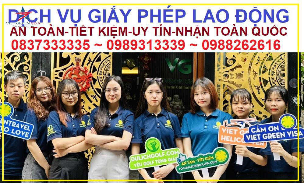Dịch vụ xin giấy phép lao động cho người Triều Tiên, Dịch vụ làm giấy phép lao động cho quốc tịch Triều Tiên, Tư vấn giấy phép lao động cho công dân Triều Tiên, Viet Green Visa