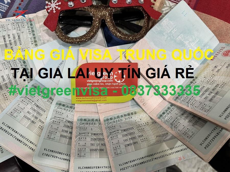 Dịch vụ xin visa Trung Quốc tại Gia Lai nhanh nhất