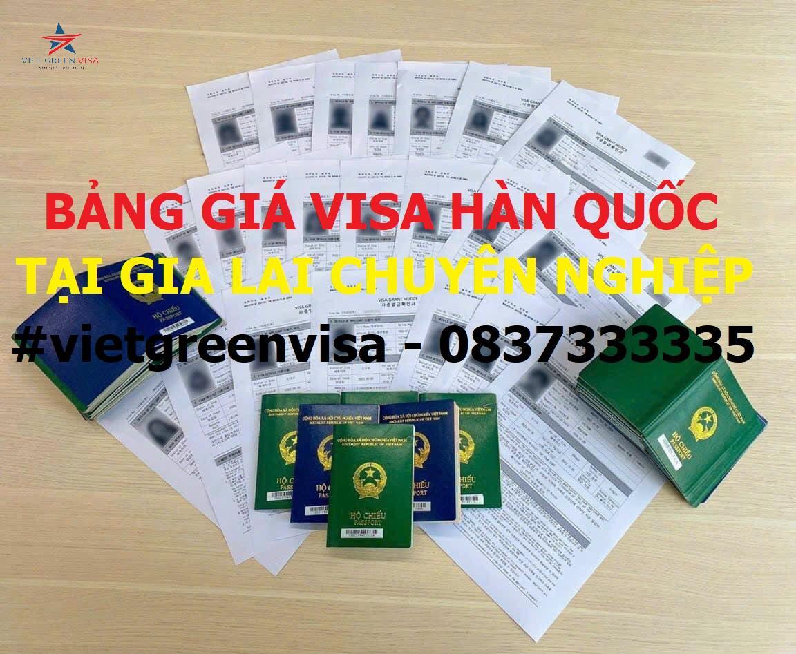 Dịch vụ xin visa Hàn Quốc tại Gia Lai chuyên nghiệp