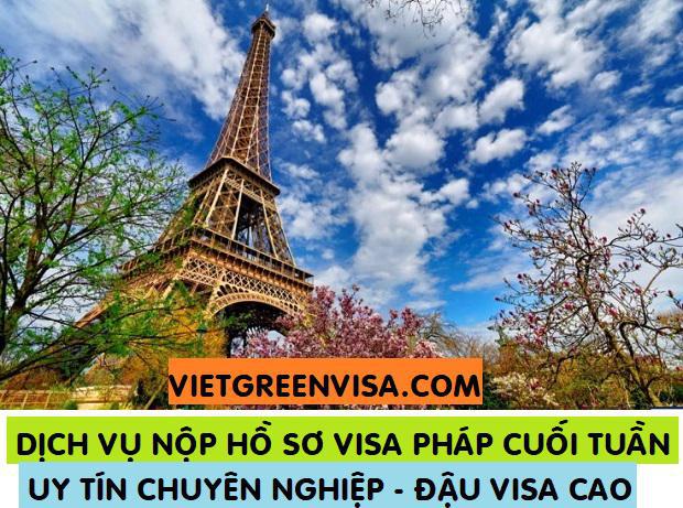 Dịch vụ nộp hồ sơ - tư vấn visa Pháp Thứ 7 cuối tuần