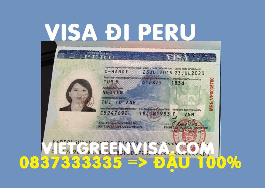 Dịch vụ xin visa Peru trọn gói tại Hà Nội, Hồ Chí Minh