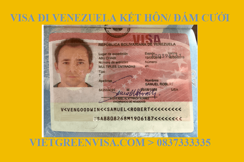 Xin Visa Venezuela kết hôn, sang Venezuela tổ chức đám cưới