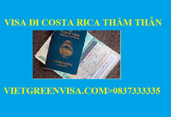 Làm Visa Costa Rica thăm thân chất lượng,giá rẻ