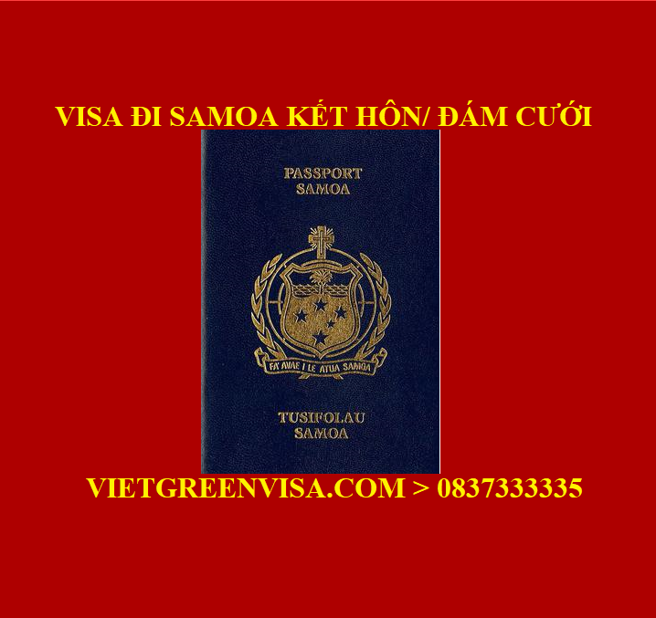 Xin Visa sang Samoa tổ chức đám cưới,kết hôn