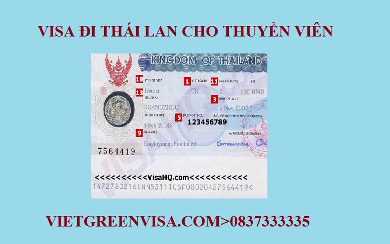 Làm Visa thuyền viên đi Thái Lan Nhận tàu, Lái tàu