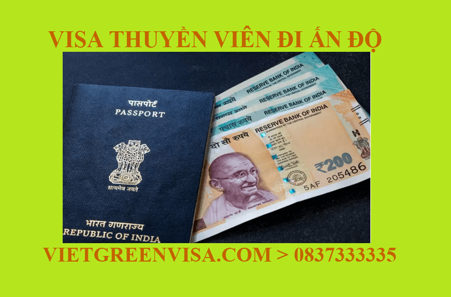 Làm Visa thuyền viên đi Ấn Độ Nhận tàu, Lái tàu, làm việc 