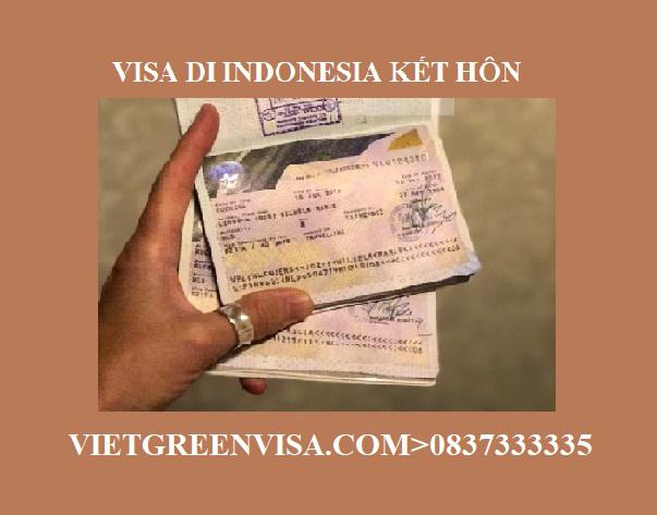 Dịch vụ xin visa Indonesia kết hôn, tổ chức đám cưới