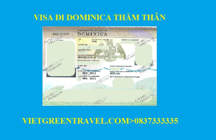 Làm Visa Dominica thăm thân, nhanh gọn, giá rẻ