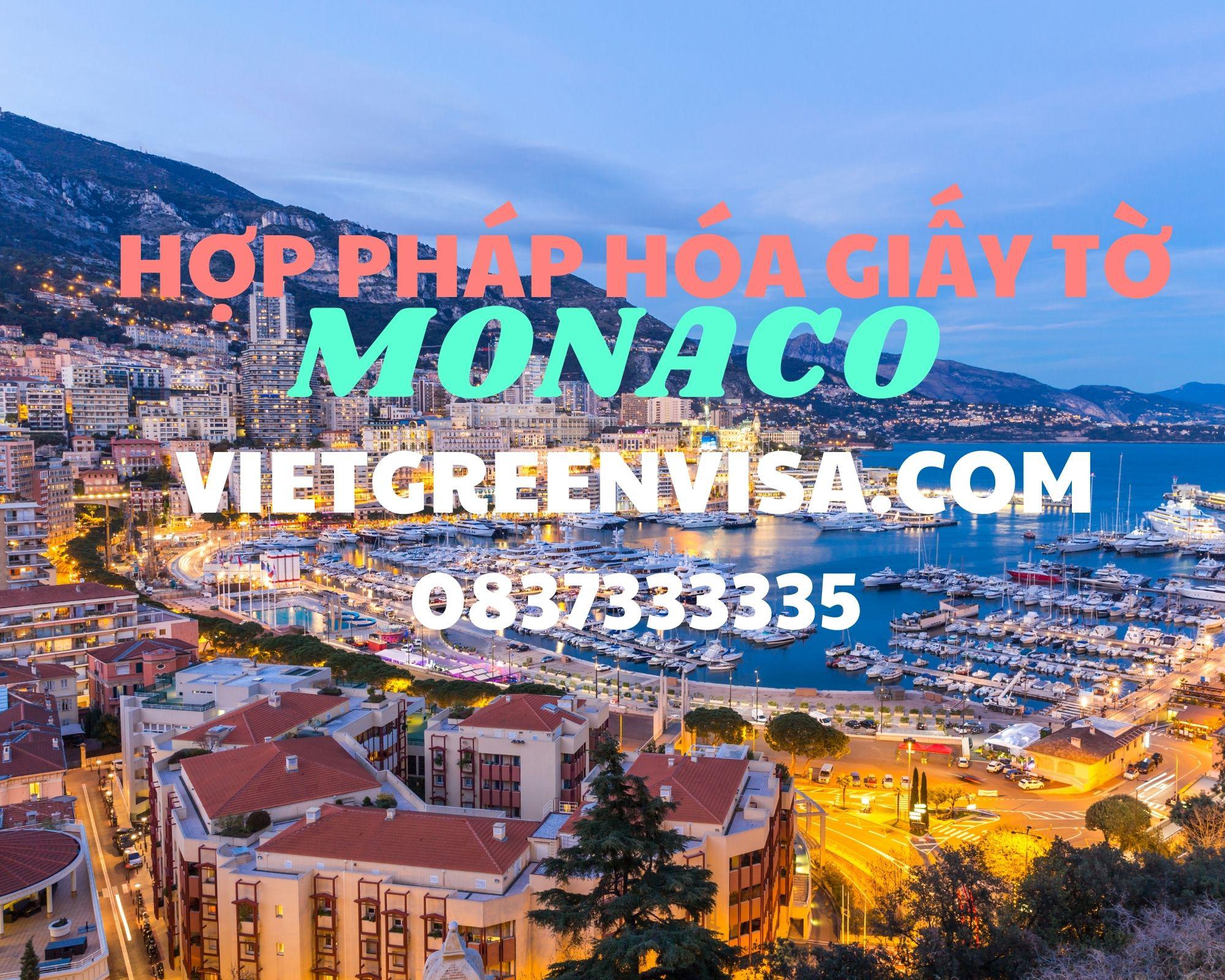 Xin chứng lệnh Lãnh sự giấy tờ tại Monaco trọn gói