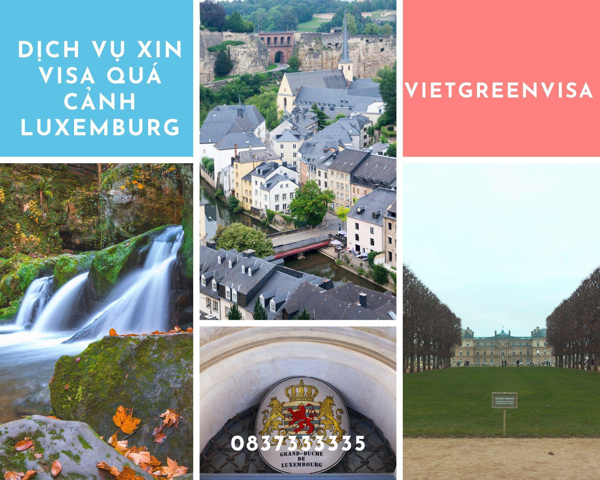 Xin visa quá cảnh qua Luxembourg transit uy tín