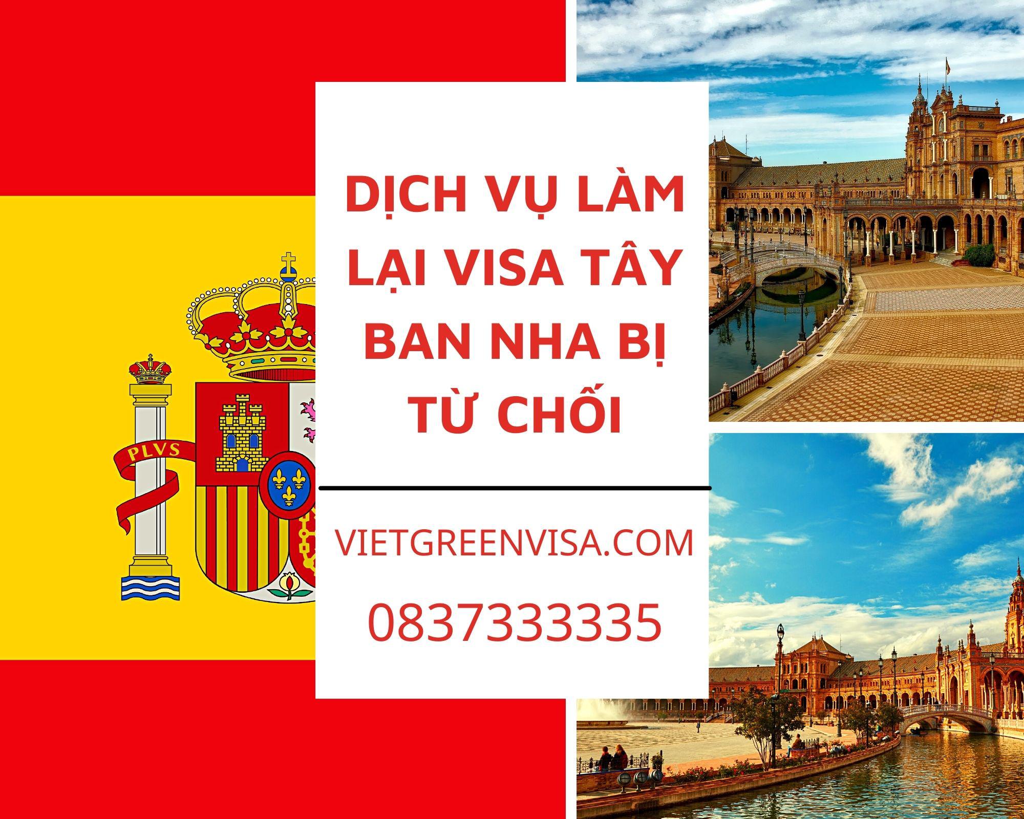 Xử lý visa Tây Ban Nha bị từ chối