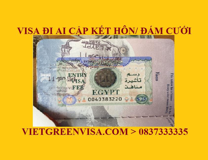 Dịch vụ xin Visa sang Ai Cập tổ chức đám cưới, kết hôn