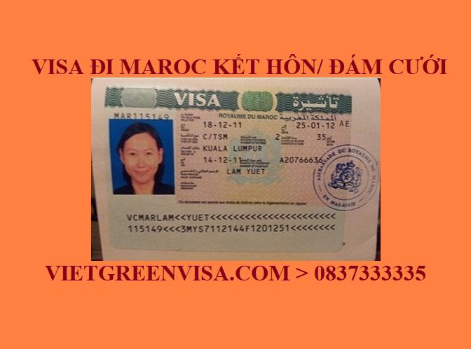 Dịch vụ xin Visa sang Maroc tổ chức đám cưới, kết hôn