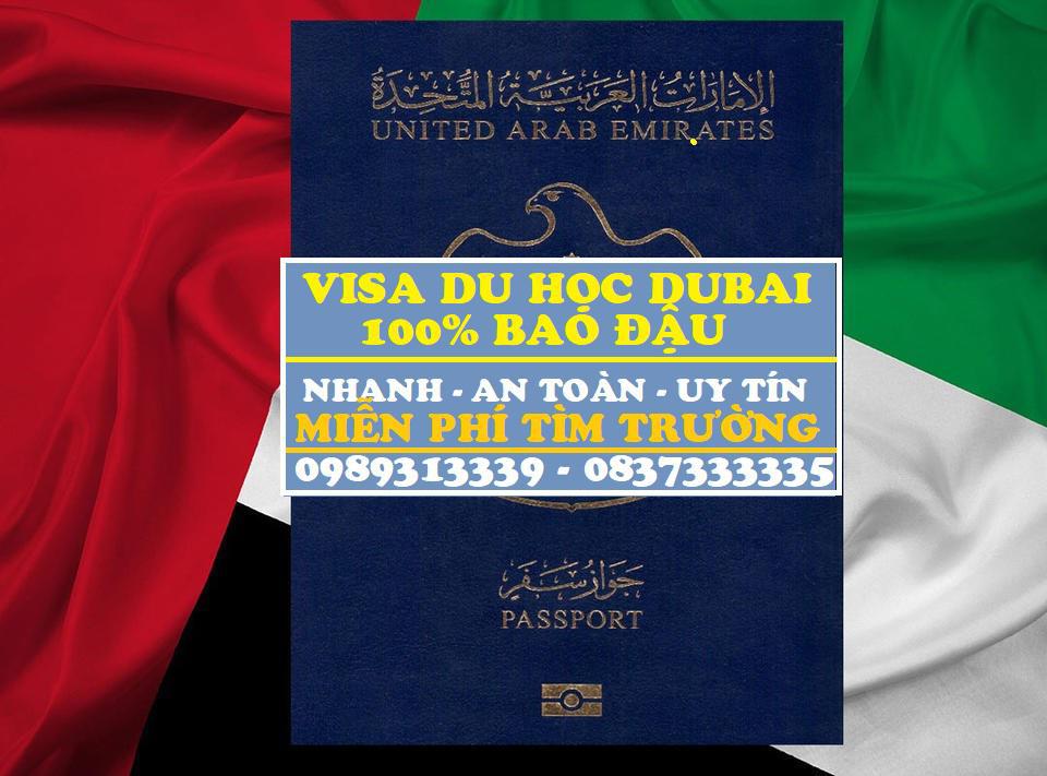 Làm visa du học Dubai, Visa Dubai đi học tiếng, học đại học 