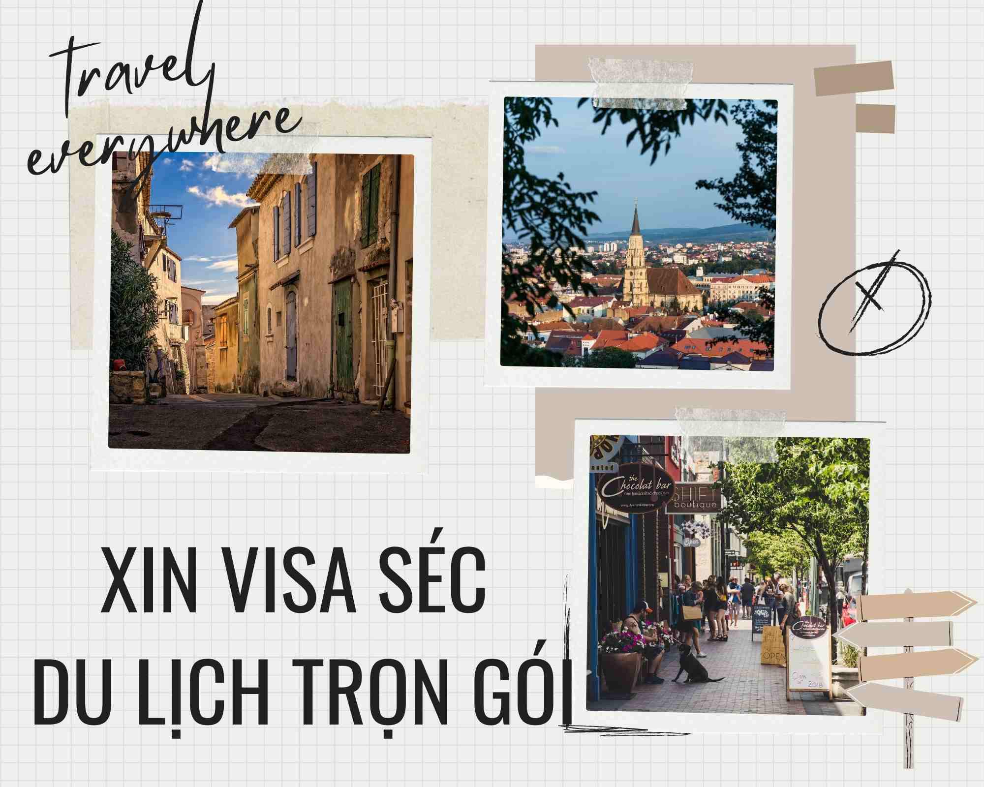 Xin visa Cộng hòa Séc du lịch tự túc trọn gói