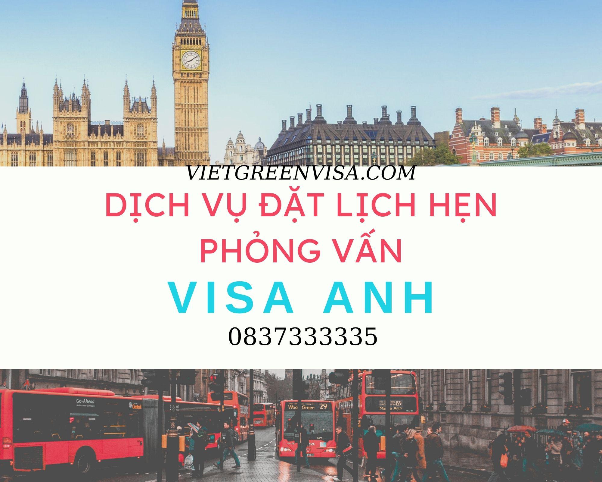 Hỗ trợ đặt lịch hẹn phỏng vấn visa Anh Quốc nhanh gọn