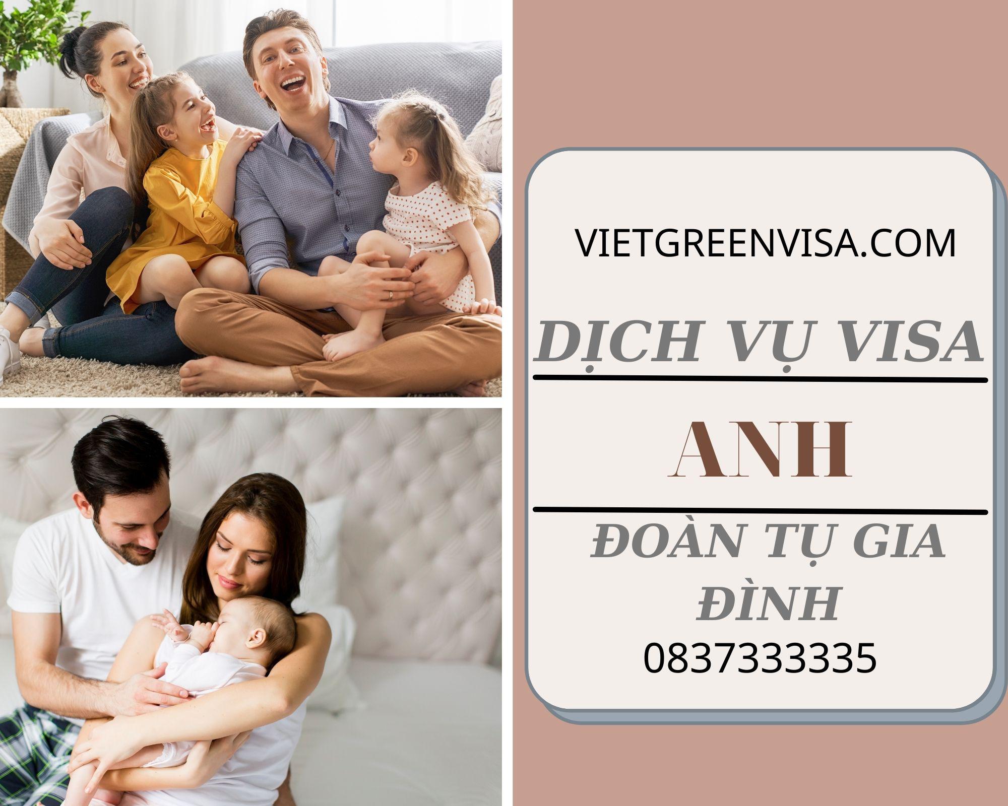 Xin visa sang Anh đoàn tụ gia đình, bạn bè nhanh rẻ