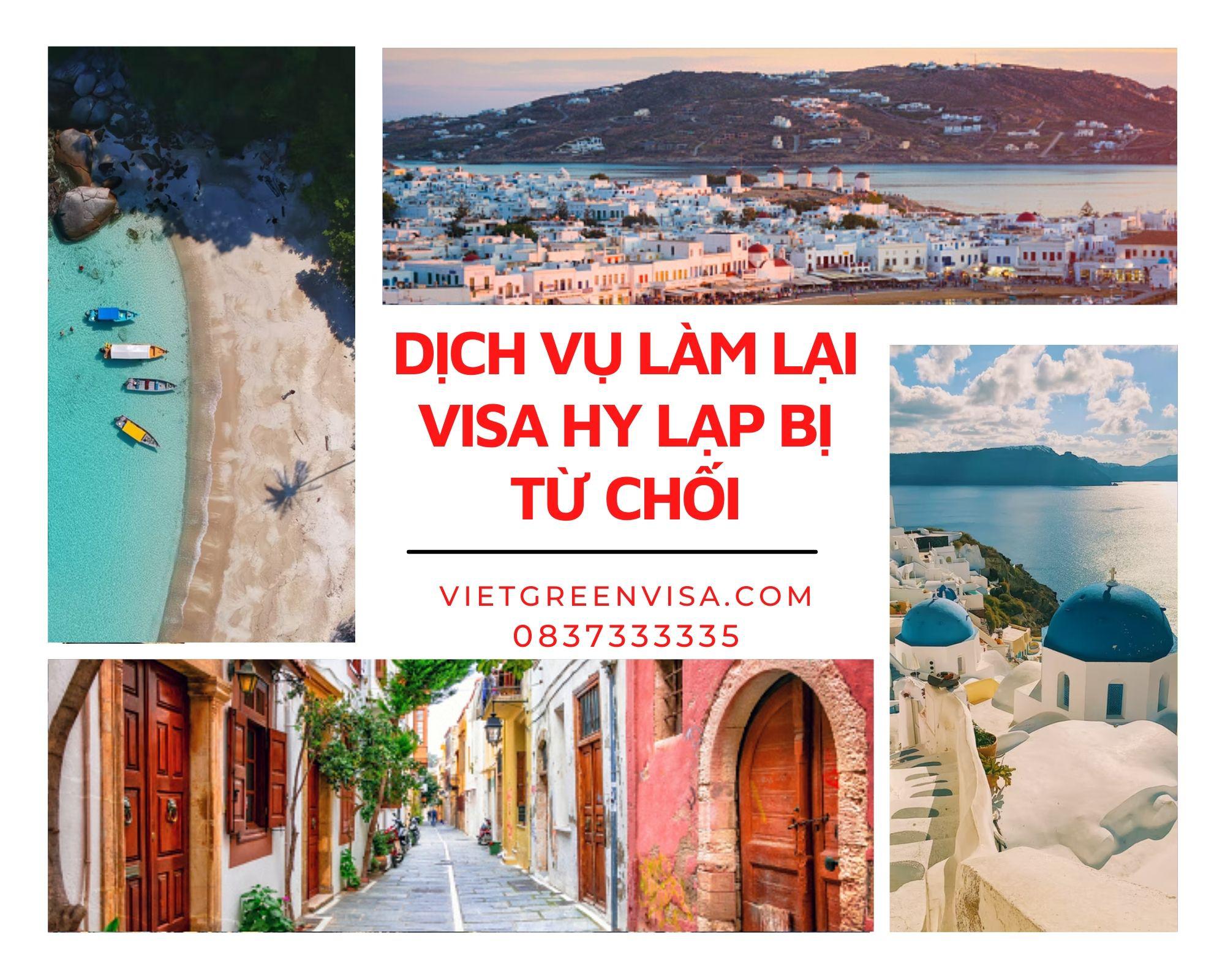 Xử lý visa Hy Lạp bị từ chối