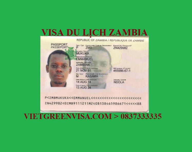 Làm Visa du lịch Zambia uy tín, trọn gói, giá rẻ