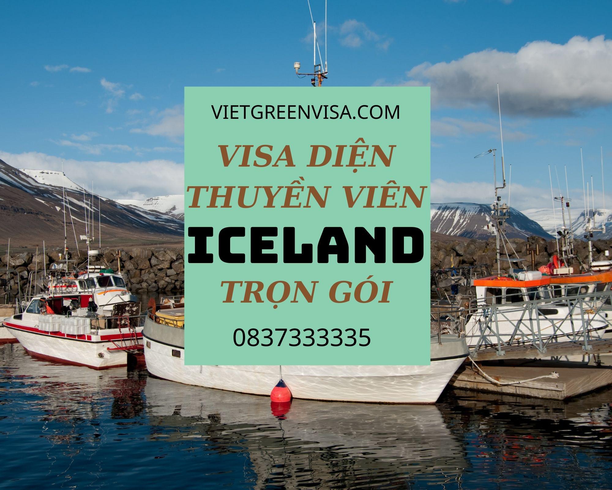 Xin visa Iceland diện thuyền viên, cho đoàn thuỷ thủ