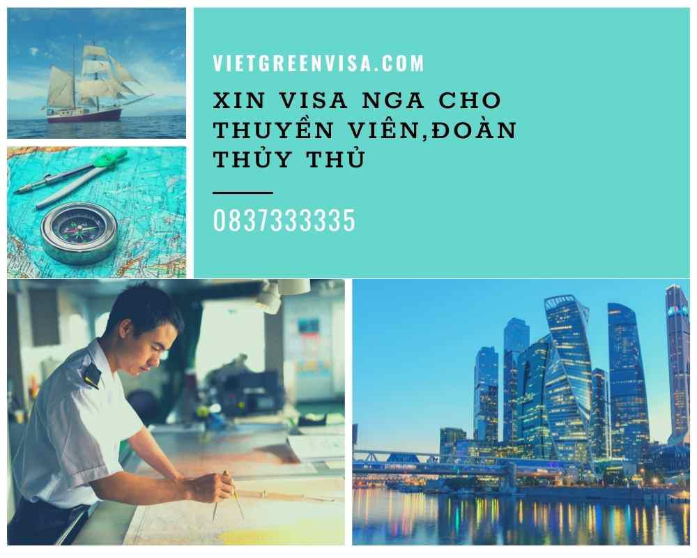 Xin visa Nga cho đoàn thuỷ thủ, thuyền viên