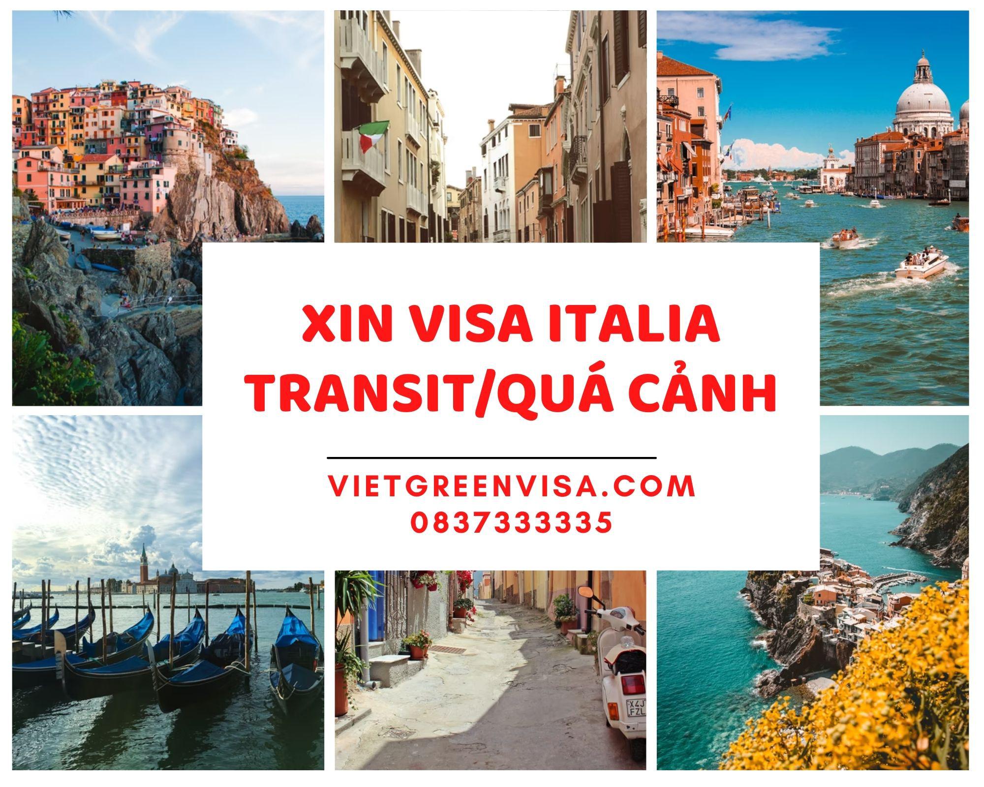 Xin visa quá cảnh qua Italy, visa Italia transit uy tín